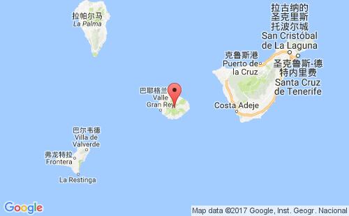 加那利群島戈梅拉島港口 CPCMZ