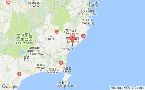 新西蘭吉斯珀恩港口 NZGIS